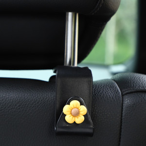 <b>Car</b> Headrest <b>Hooks</b> Cartoon PVC Slip <b>Hook</b> For <b>Car</b> Interior Storage Decoration - Product Image 4