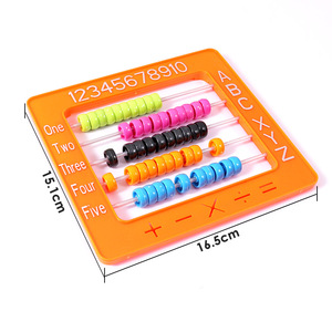 Juguete de Contar Cuentas de Colores Brillantes Foska de 5 Filas y 50 Cuentas para el Aprendizaje y Desarrollo Preescolar, Desarrolla la Coordinación y las Habilidades Motoras - Product Image 2