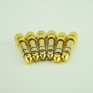 6.5MM Nam Đến 3.5MM Nữ Jack Cắm Âm Thanh Tai Nghe <span class=keywords><strong>Microphone</strong></span> Đàn Guitar Ghi Âm Bộ Chuyển Đổi 6.5 <span class=keywords><strong>3.5</strong></span> Chuyển Đổi Aux Cáp Mạ Vàng - Product Image 2