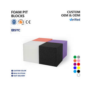 Nhà Máy Bán buôn chuyên nghiệp bọt Pit khối miếng bọt biển mềm khối Trampoline bọt Pit Cube cho trẻ em thể dục dụng cụ - Product Image 1