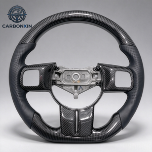 Volant personnalisé en fibre de carbone véritable pour Jeep Wrangler JK JL Grand Cherokee SRT8 WK2 Sport 2007 2012 2016 2018 - Product Image 1