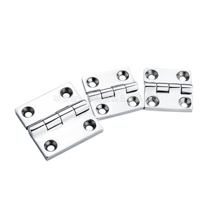 Bisagra simétrica de acero inoxidable brillante de 38, 40, 50 mm con acabado pulido a espejo para herrajes marinos - Product Image 1