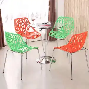 Manufacture Supplier Favorable price PP Hallowed Back Natural Artistic Dining Room Leisure Sofa Garden Chair