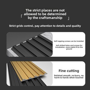 Bandes antidérapantes au design moderne Bandes en alliage d'aluminium <span class=keywords><strong>de</strong></span> qualité supérieure en métal incliné pour escaliers Panneaux <span class=keywords><strong>sandwich</strong></span> - Product Image 4