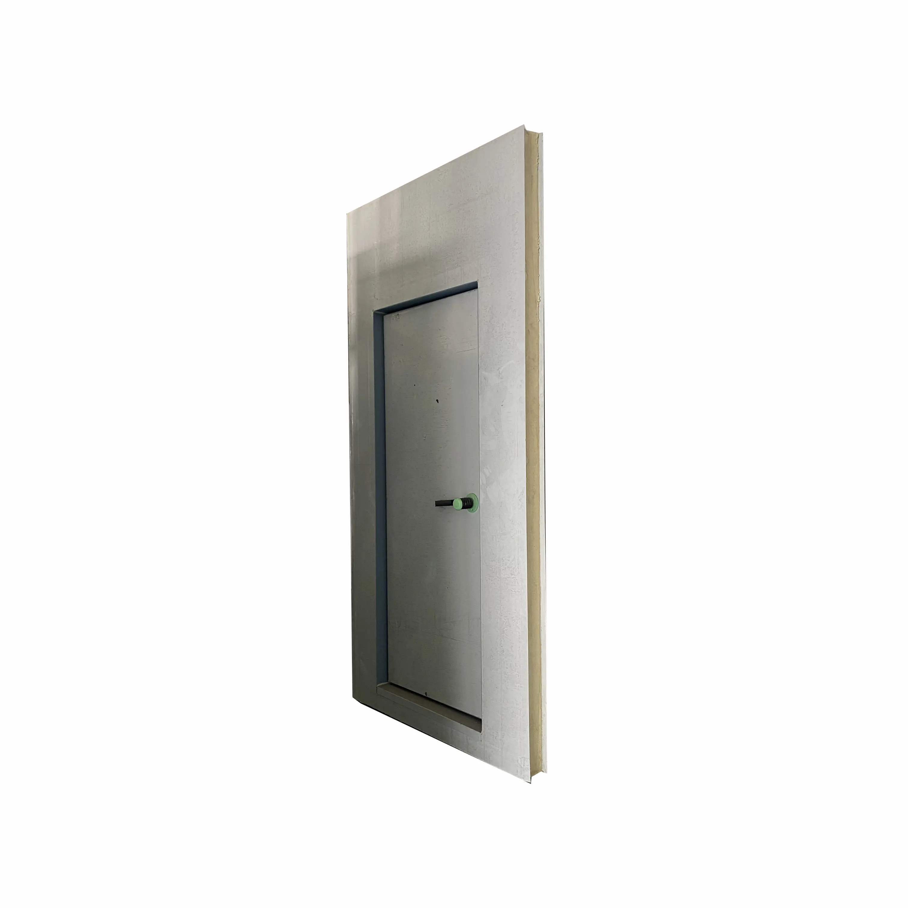 Vente de porte d'entrepôt réfrigérée ignifuge isolation thermique porte de stockage frigorifique demi-enterré porte simple