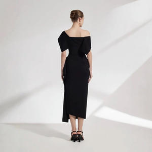 2025 all'ingrosso moda nuova Boutique di alta qualità vestiti di moda negozi di moda di vendita calda estate abito lungo nero - Product Image 4