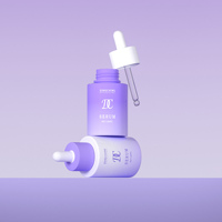 Emballage cosmétique avec logo OEM Flacon compte-gouttes en verre de 30ml 50ml avec bouchon à vis Flacon compte-gouttes en verre pour sérum et soins de la peau
