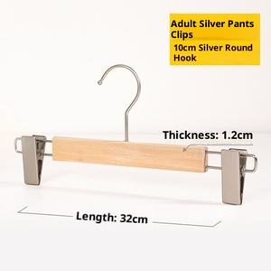 Massivholz Moderne einstufige Hosen Rack Haken Kleidung Lagerung Trocken gestell Nachhaltige Multifunktion Licht Luxus - Product Image 5