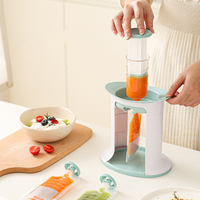 Presse-purée manuel exclusif transfrontalier pour enfants, distributeur de nourriture liquide, ensemble de sacs de portionnement portables pour bébés à usage domestique