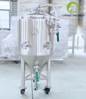 Cuve de Fermentation Conique en Acier Inoxydable de Petite Taille 1 BBL (117 L) Unitank pour Microbrasserie
