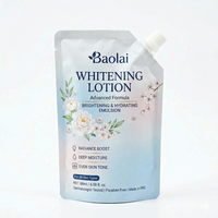 Bolsa de Embalaje Cosmético Personalizada con Impresión, 100ml 200ml, Bolsa de Plástico con Boquilla para Loción, Mascarilla, Crema