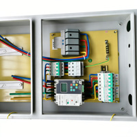 Boîtier photovoltaïque triphasé IP65 connecté au réseau avec RCBO, MCB, SPD, entrée bidirectionnelle et espace pour compteur