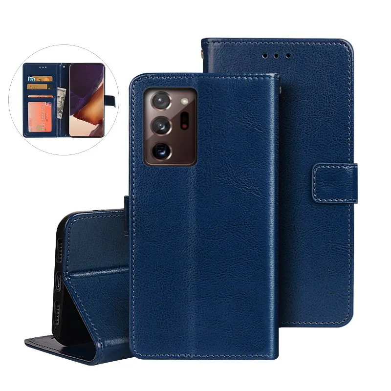 Note20 Ultra Flip Cover Book Style Gentlemen Coque Strap For Samsung Galaxy Note 20 Ultra Phone Case Leather