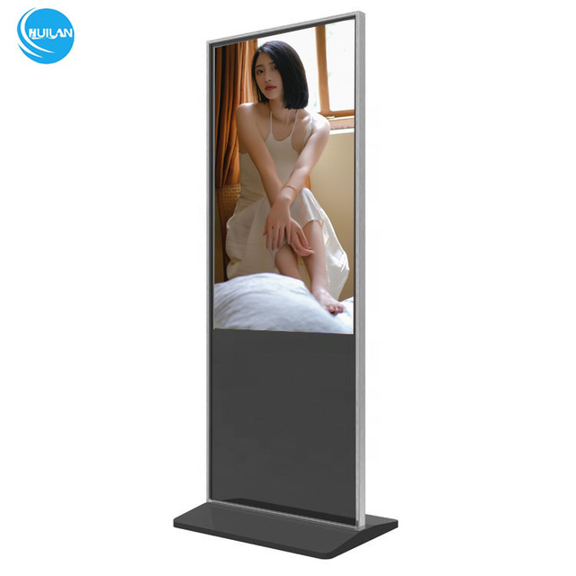 55/65/75 Inch Touchscreen Digital Signage Advertising Machine with LED Display for Retail Store Elevator Education