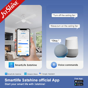 1stshine Ventilateur de plafond Nouvelle arrivée Blanc Plafond Décoratif Intérieur Mdf Pales <span class=keywords><strong>Pas</strong></span> <span class=keywords><strong>Cher</strong></span> Ventilateur de plafond Prix - Product Image 6