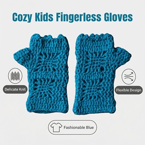 Gants d'hiver en coton pour enfants de 0 à 6 ans, longueur poignet |   Mitaines pour usage extérieur et décontracté - Product Image 6