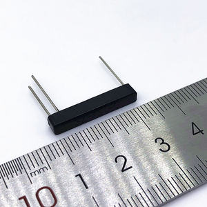 Saklar Reed Plastik Biasanya Terbuka / Sensor Kontak Magnetik Reed dengan Kabel Emas Lurus 11x2.4x2.3mm 200V - Product Image 5