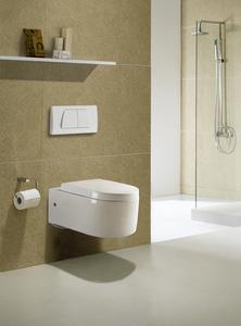 WC mural sans bride en gros, WC mural à chasse d'eau, WC mural suspendu - Product Image 5