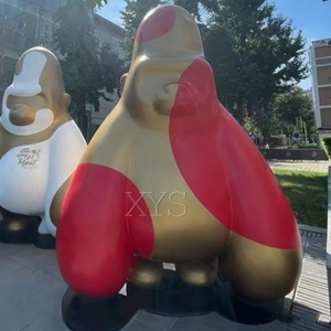 Escultura Moderna de Resina Personalizada de Fábrica con Descuento, Estatua Decorativa de Gorila de Dibujos Animados para Exteriores, Adecuada para Diseño Artístico de Halloween - Product Image 3