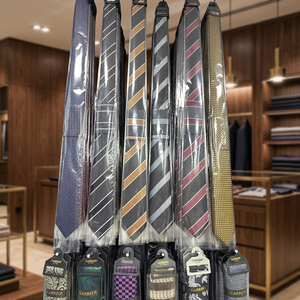 Striped Silk Necktie Woven Heat-Transfer Printed <b>Mens</b> Accessory <b>for</b> Office <b>Wedding</b> Daily Wear Samet Arpaci Classic From Istanbul - Product Image 5