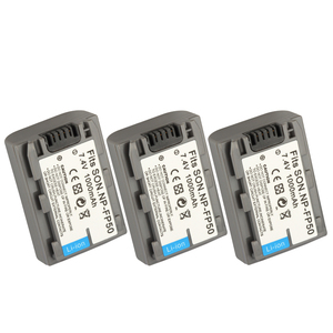 Bán buôn máy ảnh 7.4V 1000mAh có thể sạc lại pin cho Sony DCR HC30 40 43E 65 85 94e 96 DCR SR30 NP fp30 NP fp50 fp60 FP70 FP71 - Product Image 1