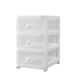 Desktop Drawer Storage <b>Box</b> 4 Tier Transparent With <b>White</b> Frame For Office Stationery Cosmetics And Sundries Organizing - Product Image 5