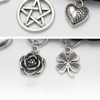 Pendentifs capillaires multi-styles en argent antique, anneaux de tresse réglables, accessoires décoratifs pour dreadlocks et locs, coiffure tendance et cool