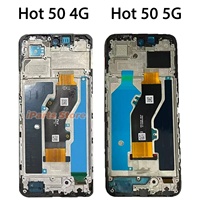IPARTS Hot50 Nouvel écran LCD pour Infinix Hot 50 4G X6882 5G X6720, dalle tactile numériseur avec cadre, pièces de rechange OEM