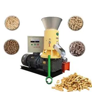 Biomasse Holz Sägemehl Brennstoff Stroh Reiss chale Pellet maschine Tierfutter Pellet isier maschine