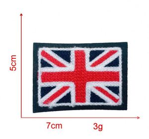 Patch brodé créatif à thème de jeu d'argent (drapeau britannique, dollar, dés, poker) pour décoration DIY - Product Image 4