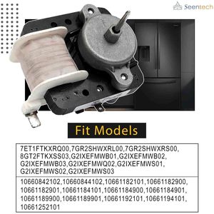 Motor del ventilador del evaporador W10189703 120V 3000 RPM para refrigeradores y congeladores Whirlpool Kenmore - Product Image 4