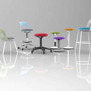 Wobble Base Healthy <strong>Working</strong> Height Adjustable Wobble Sit Stand <strong>Stool</strong> - Product Image 5