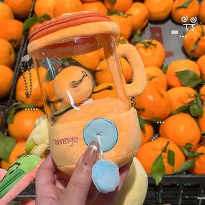 Wholesale Fun Rope-Pulling Carrot Juicer Plush Toy Creative Watermelon Banana Orange <b>Juice</b> <b>Extractor</b> Stuffed Doll Gift for Kids - Product Image 4