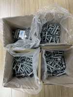 Snapper Pin Stainless Steel Persegi atau Bulat Poros Mengunci Keselamatan Kawat-kunci Clevis Tab Lock Pin untuk Trailer