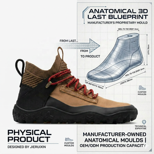 Botas de Senderismo Minimalistas Impermeables e Hidrófugas para Pies Descalzos, OEM, con Punta Ancha y Drop Cero, <span class=keywords><strong>Calzado</strong></span> de Exterior, Venta Directa de Fábrica al Por Mayor - Product Image 1