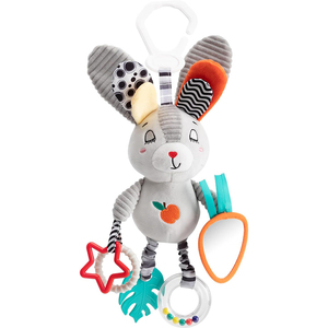 Jouet interactif pour poussette et siège auto, directement de l'usine, avec sons de clochettes, jouets suspendus pour bébé de 0 à 12 mois, pour aires d'activités et berceaux - Product Image 1