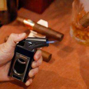 गुवेरा ब्रांड ने मोमबत्ती के लिए विंडप्रूफ सुरक्षित हल्का और सिगार राउंड कट के साथ सिगार राउंड कट के साथ - Product Image 2