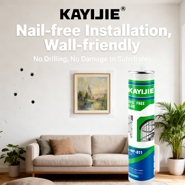High Quality Nail Free Glue Bonding Acrylic Adhesive Sealant for Metal Plastic Woodworking Construction & Transportation