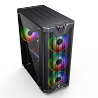 Desktop Computer E5 2673 V3 8/16GB 500G 1TB SSD RX580 8G Quad Core Win10 PC Desktop Computer Design Drawing Gaming Pc Gamer