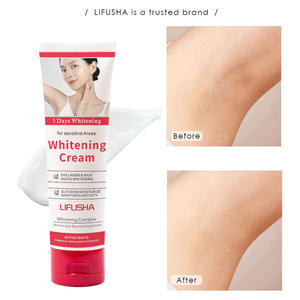 Crème éclaircissante en 3 jours pour zones sensibles, crème éclaircissante au collagène et au lait pour <span class=keywords><strong>les</strong></span> aisselles et le cou - Product Image 5