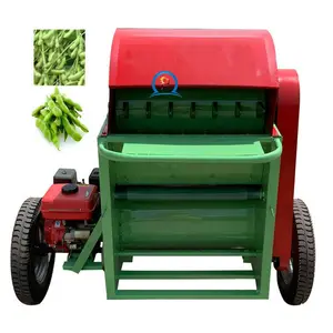 hot sale fresh green bean edamame green soybean picker and huller/fresh green pea bean pod mung bean picker and thresher