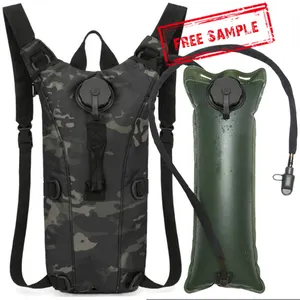 Outdoor Drinking Water Bag Custom Hiking Travel Tactical Hydration Pack Water Backpack With 2L Bladder Hiking