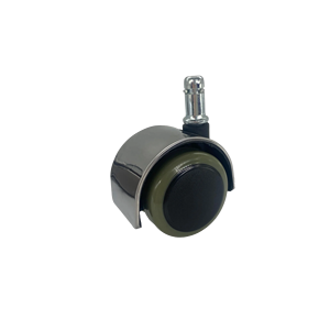 Hochwertige 50mm Edelstahl-Griffring-Möbelrollen PU-Drehrollen für Wohnzimmermöbel - Product Image 1
