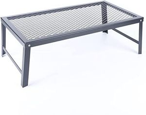 Parrilla de Hierro de Alta Calidad con Asas Antiguas y de Madera, Adecuada para Asar al Aire Libre en el Jardín o Patio, FG-46 - Product Image 3
