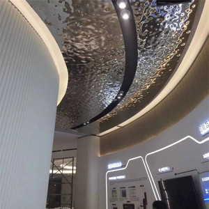 Plat Baja Tahan Karat Dekoratif Inox Bergelombang untuk Panel Plafon dan Panel Pelapis Dinding - Product Image 4