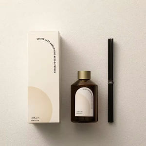 Set de Difusor de Aromas Aikun con 6 Varillas de Rattan Negras, Etiqueta y Caja Personalizadas OEM, Precio al por Mayor Disponible, Ambientador para el Hogar - Product Image 4