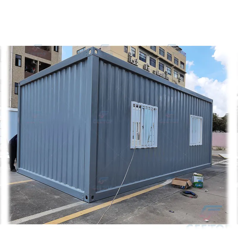 Prefab Verzending Container Geprefabriceerde Huizen Met Structuur Verzending Prefab Container Huis Luxe 20 Ft Zeecontainer