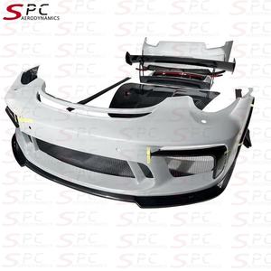 Kit de carrocería de afinación SPC <span class=keywords><strong>GT3</strong></span> <span class=keywords><strong>RS</strong></span> para <span class=keywords><strong>Porsche</strong></span> <span class=keywords><strong>911</strong></span> 991 2012-2018 Kit de carrocería aerodinámica de Reacondicionamiento para parachoques de coche <span class=keywords><strong>Porsche</strong></span> 991 991,1 991,2 - Product Image 2