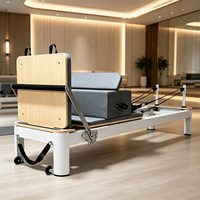 Reformer de Pilates de Aluminio Blanco para Entrenamiento de Instructores y Programas de Certificación