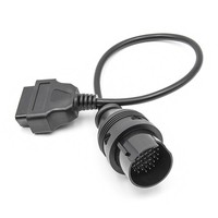 Convertidor de Conector OBD para Autos Antiguos Benz, de 38 Pines a 16 Pines OBDII, con 1 Año de Garantía